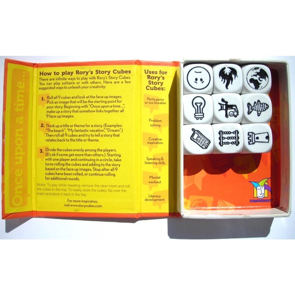 🦋 Rory's Story Cubes Dice Game By Gamewright Storytelling Imagination Game - Picture 3 of 3
